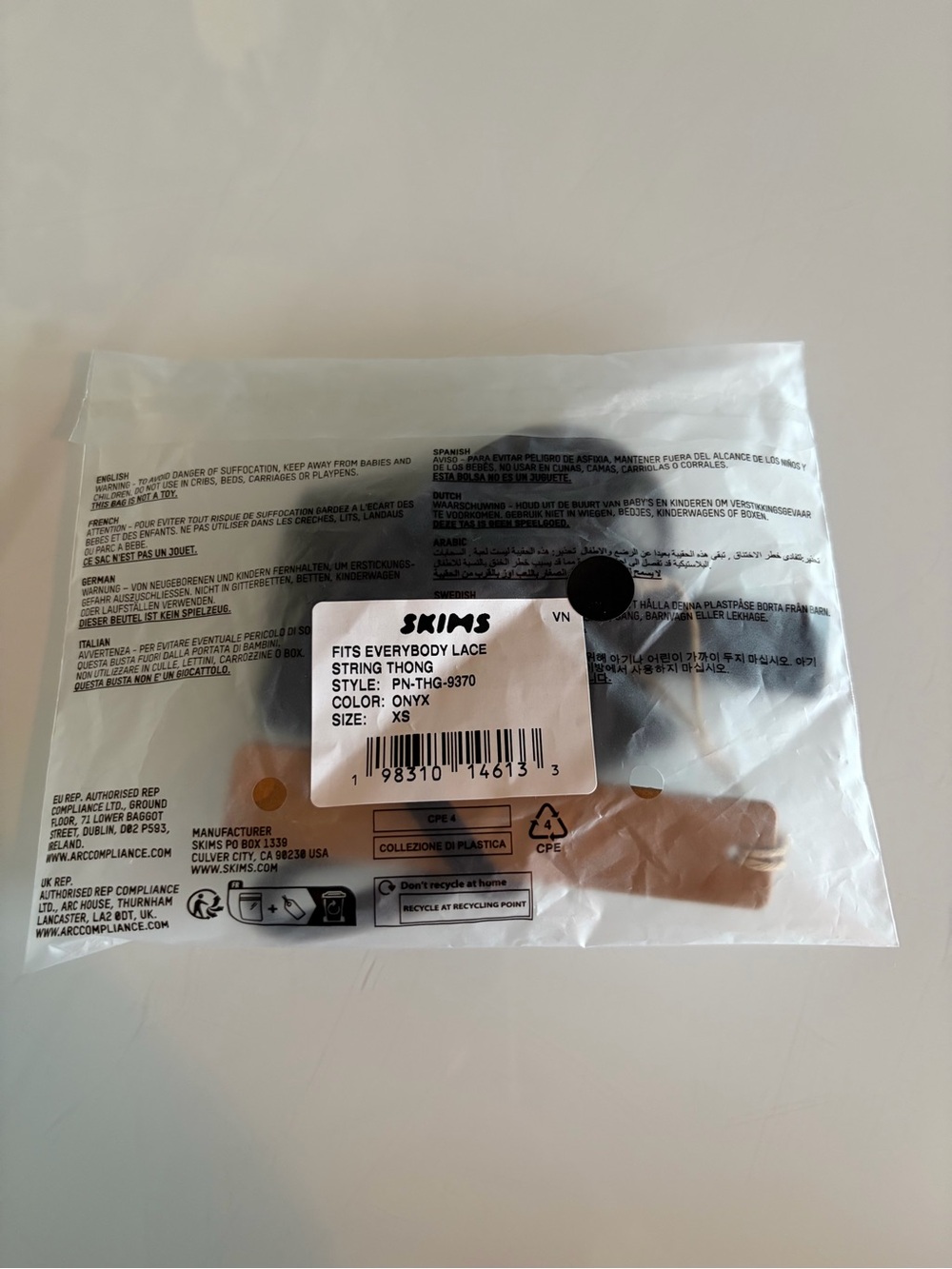 SKIMS String Thong - Picture 3 of 7